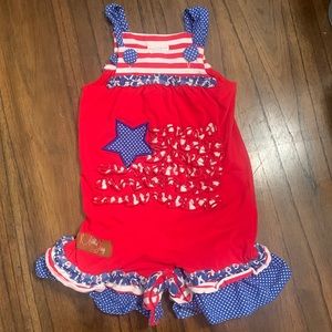 9 month Fourth of July romper